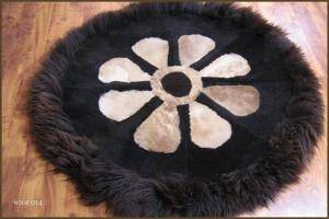 Skóry owcze - Dywany okrągłe - wondrous-round-carpets-sheepskin-adam-leather